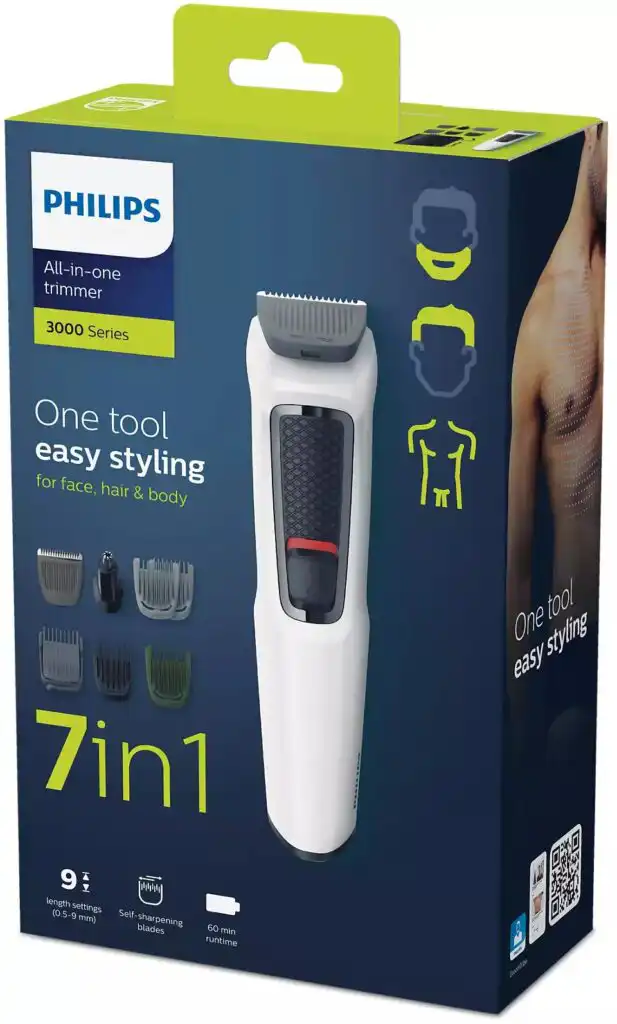 Philips 3721/65 7 in 1 Multi Grooming Trimmer Series 3000: Buy Philips 3721/65 7 in 1 Multi Grooming Trimmer Best Price in Sri Lanka | ido.lk