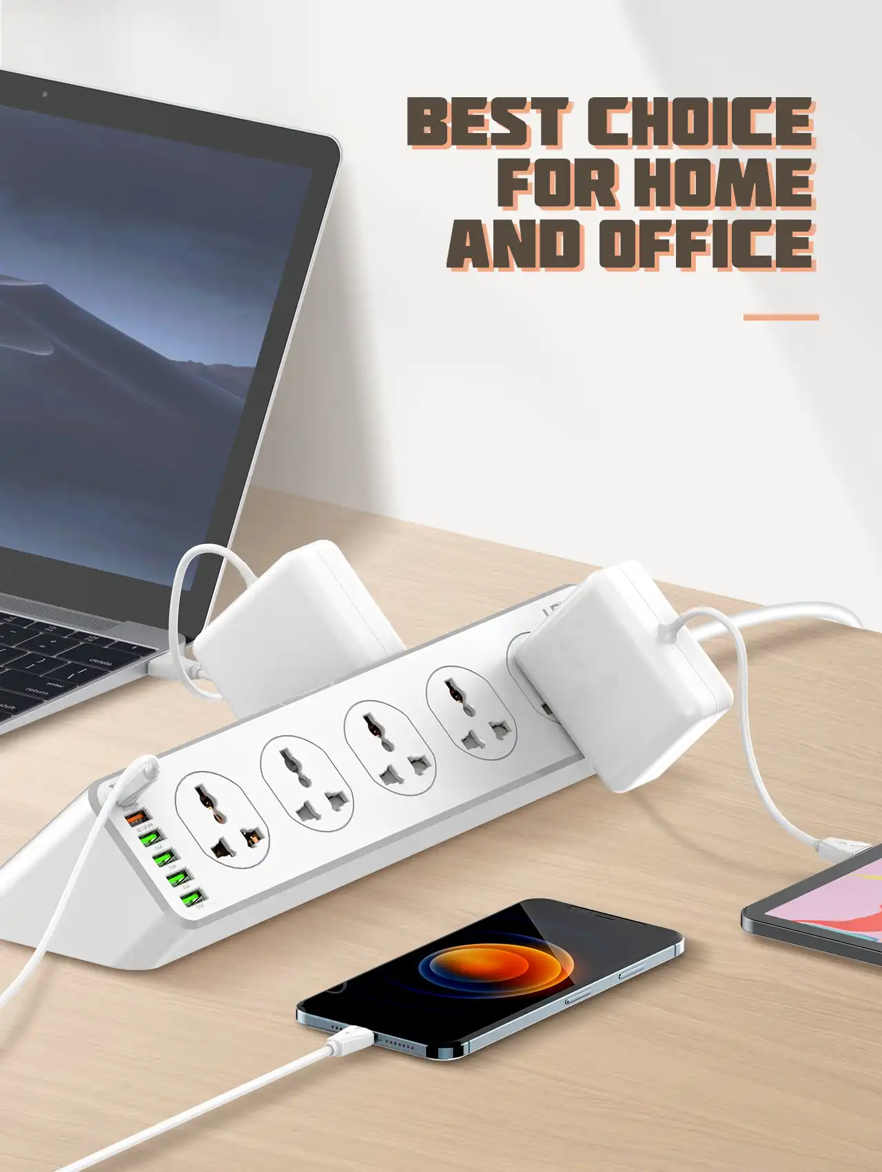 LDNIO Power Extension 10 Socket TYPE-C PD QC3.0 6 USB PORTS: Buy LDNIO Power Extension 10 Socket Best Price in Sri Lanka | ido.lk
