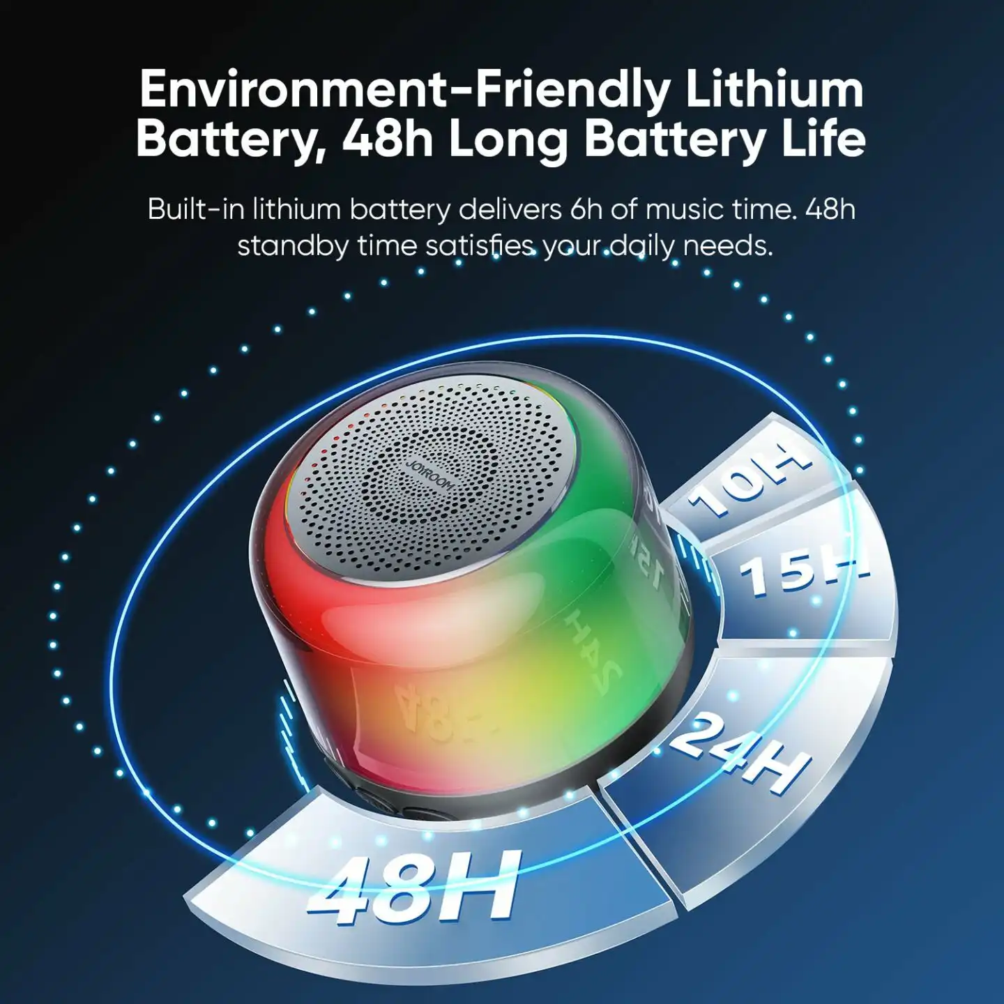 Joyroom Bluetooth Wireless Speaker JR-ML03 with RGB Light: Buy Joyroom Bluetooth Wireless Speaker in Sri Lanka | ido.lk