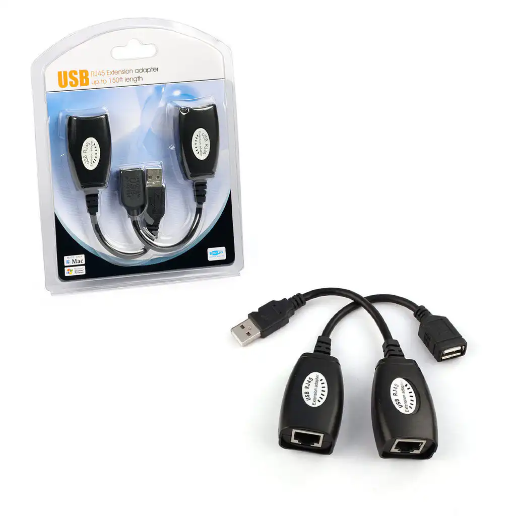 USB RJ45 Extender 150ft USB Extension Adapter 50M: Buy USB RJ45 Extender 150ft Best Price in Sri Lanka | ido.lk