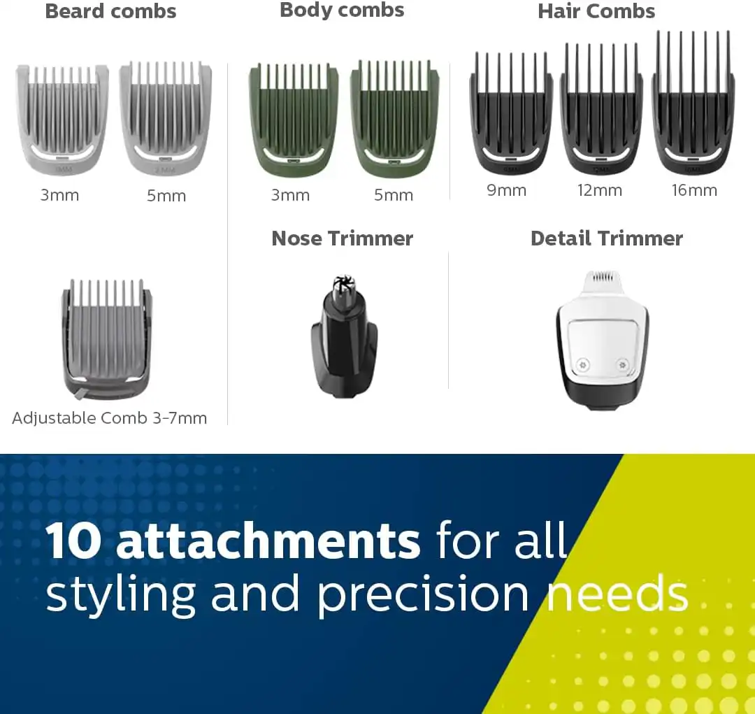 Philips 7000 Series Trimmer: Philips 7000 Series 12 in 1 Trimmer Multi Grooming Kit MG7707/15 in Sri Lanka | ido.lk