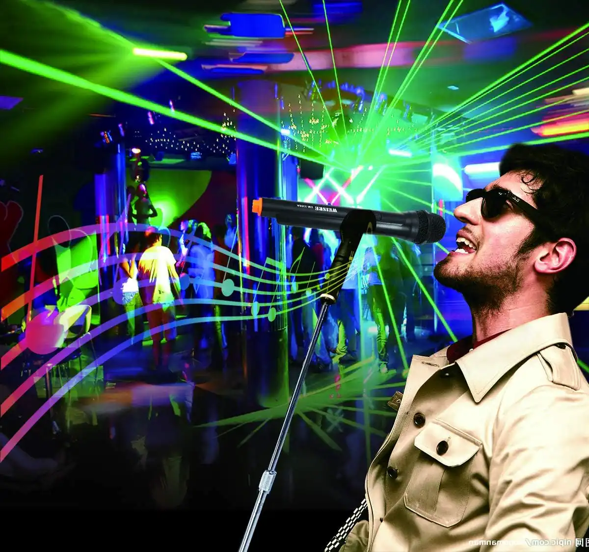 Handheld Wireless Karaoke Microphone WEISRE DM-3308A: Buy Handheld Wireless Karaoke Microphone in Sri Lanka | ido.lk