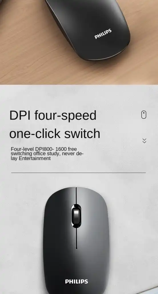 Philips Rechargeable Wireless Mouse SPK7315: Buy Philips Rechargeable Wireless Mouse Sri Lanka | ido.lk