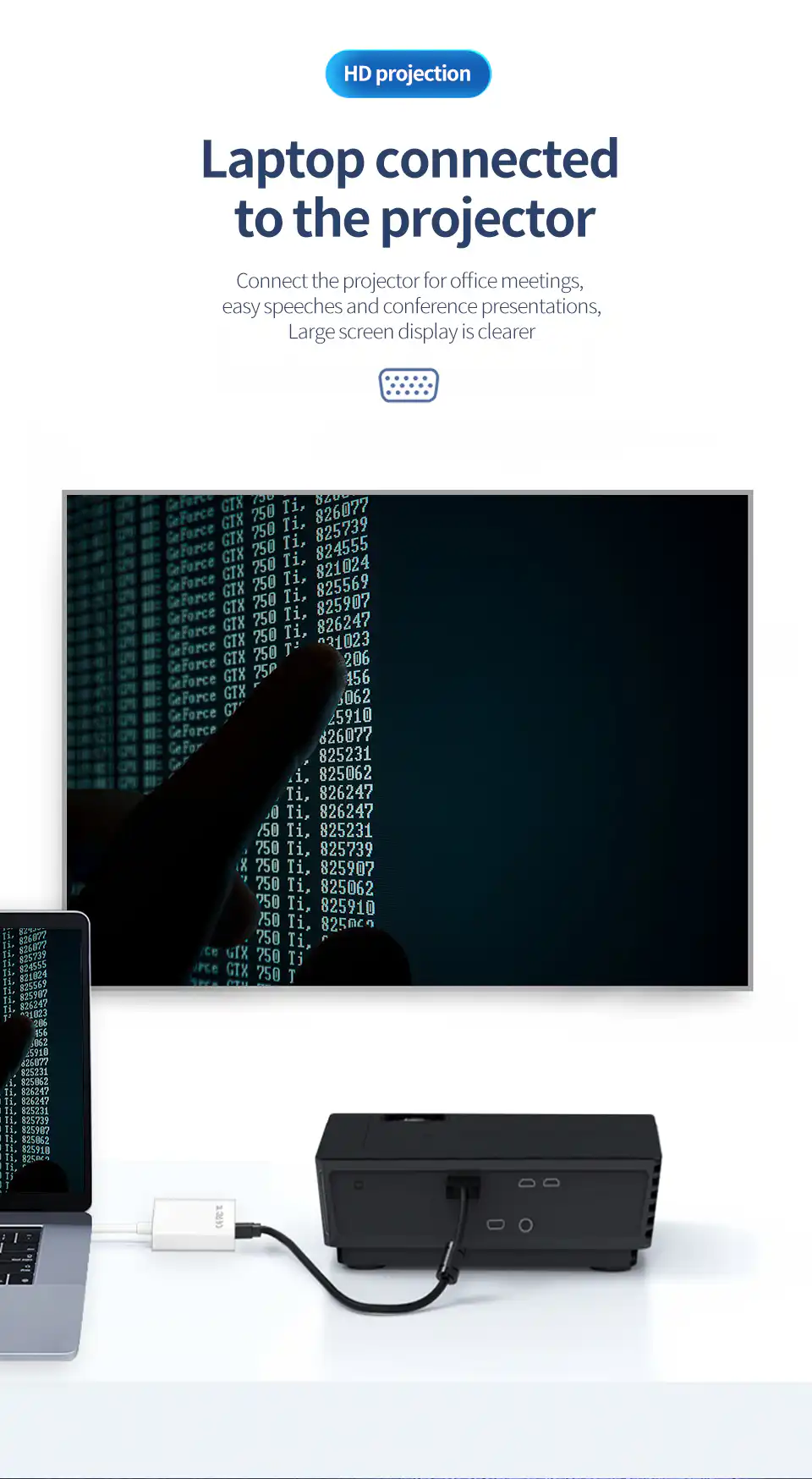 Mini DisplayPort to VGA Converter Adapter: Buy Mini DisplayPort to VGA Converter in Sri Lanka | ido.lk