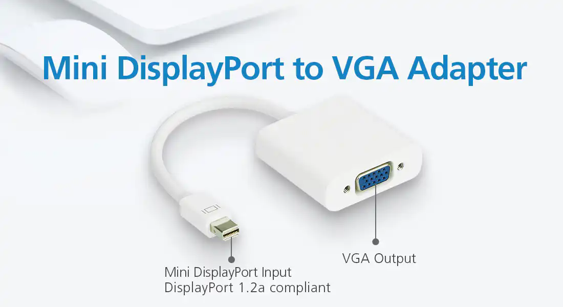 Mini DisplayPort to VGA Converter Adapter: Buy Mini DisplayPort to VGA Converter in Sri Lanka | ido.lk