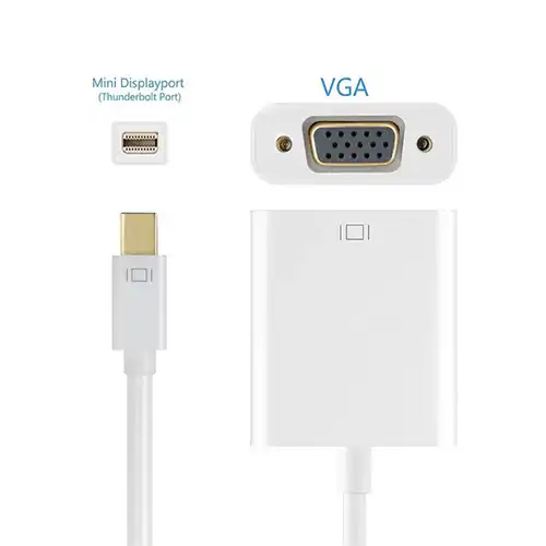 Mini DisplayPort to VGA Converter Adapter: Buy Mini DisplayPort to VGA Converter in Sri Lanka | ido.lk
