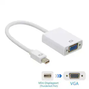 Mini DisplayPort to VGA Converter Adapter: Buy Mini DisplayPort to VGA Converter in Sri Lanka | ido.lk
