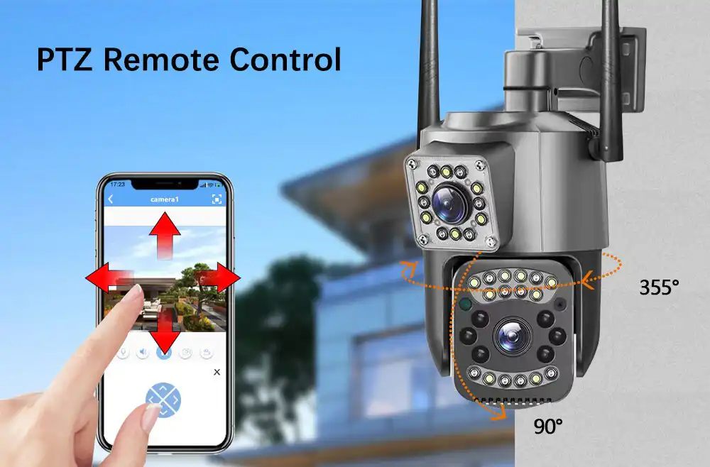 4MP Dual Lens Outdoor WiFi Camera: Buy 4MP Dual Lens Outdoor WiFi Camera Best Price in Sri Lanka | ido.lk
