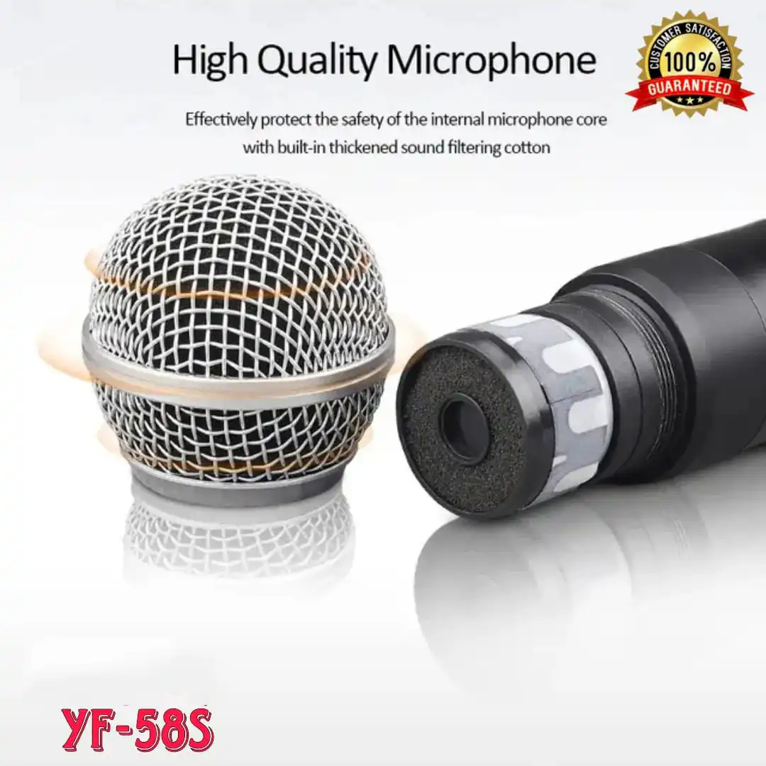Wireless Rechargeable Dual Mic Handheld Microphone Sri Lanka | ido.lk
