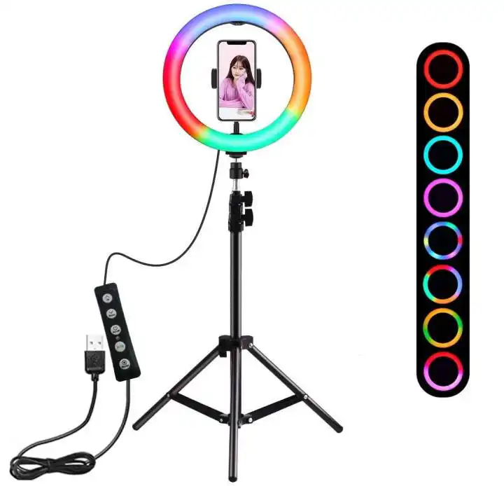 RGB Ring Light with Stand MJ26 LED Soft Light: Buy RGB Ring Light with Stand Best Price in Sri Lanka | ido.lk