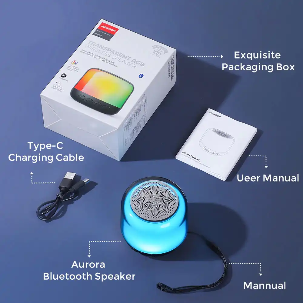 Joyroom Bluetooth Wireless Speaker JR-ML03 with RGB Light: Buy Joyroom Bluetooth Wireless Speaker in Sri Lanka | ido.lk