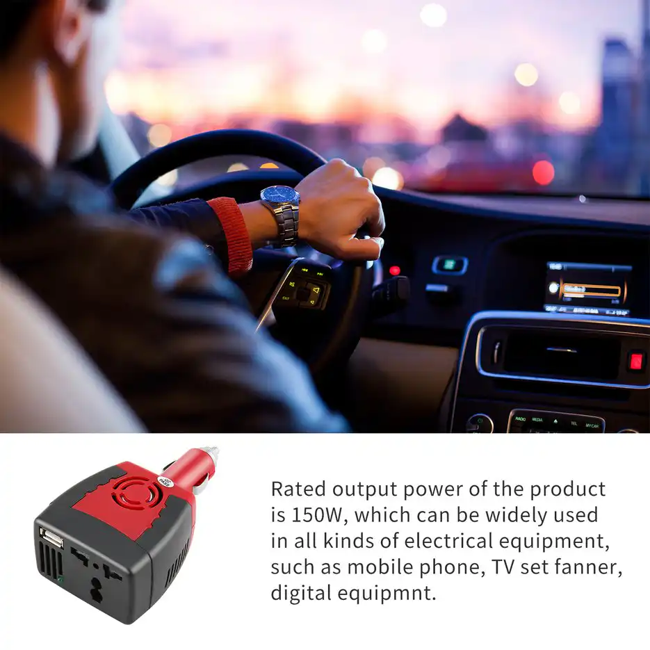 150W Car Power Inverter Adapter 12V DC to 220V AC: Buy 150W Car Power Inverter Adapter in Sri Lanka | ido.lk