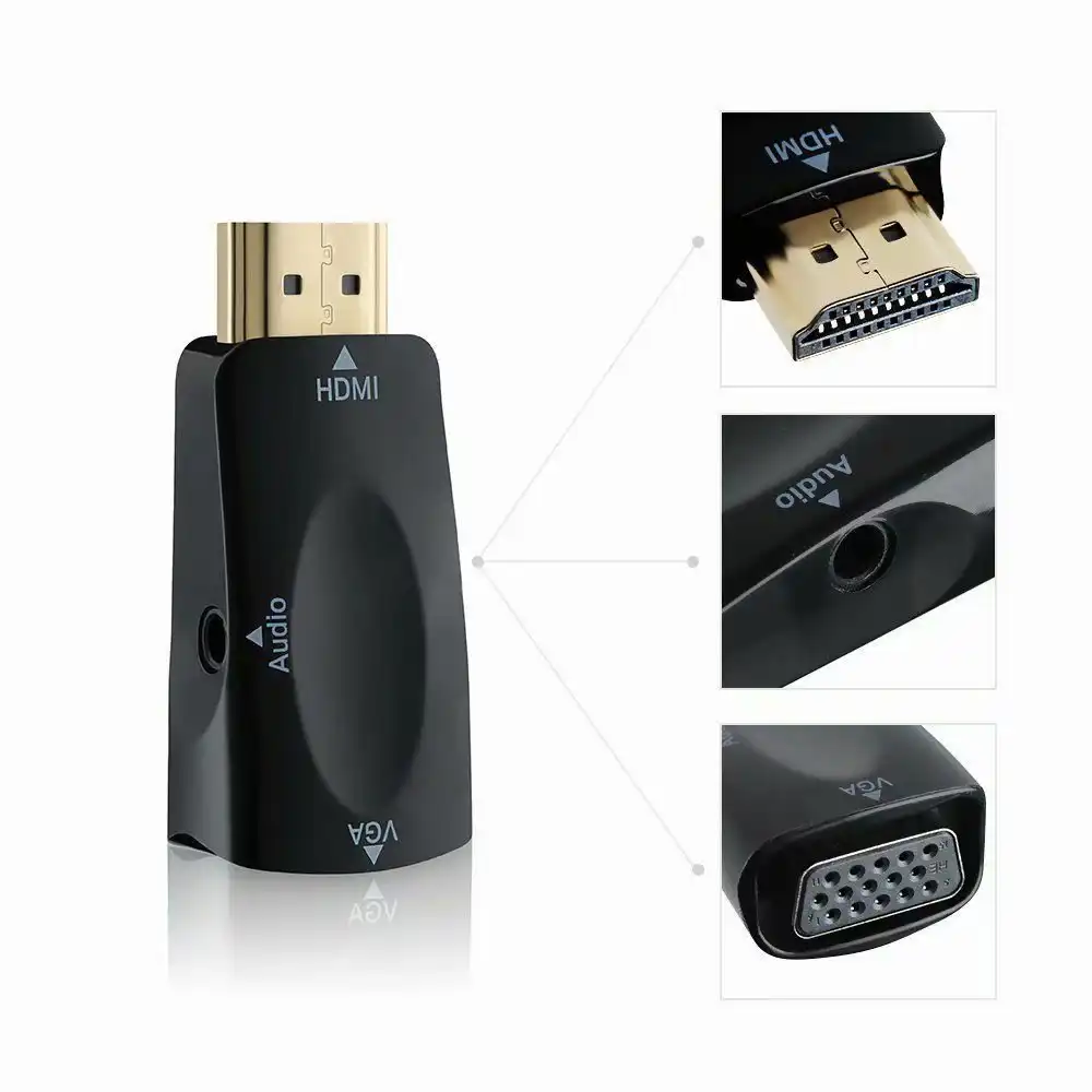 HDMI to VGA Converter Adapter with Audio: Buy HDMI to VGA Converter Adapter with Audio in Sri Lanka | ido.lk