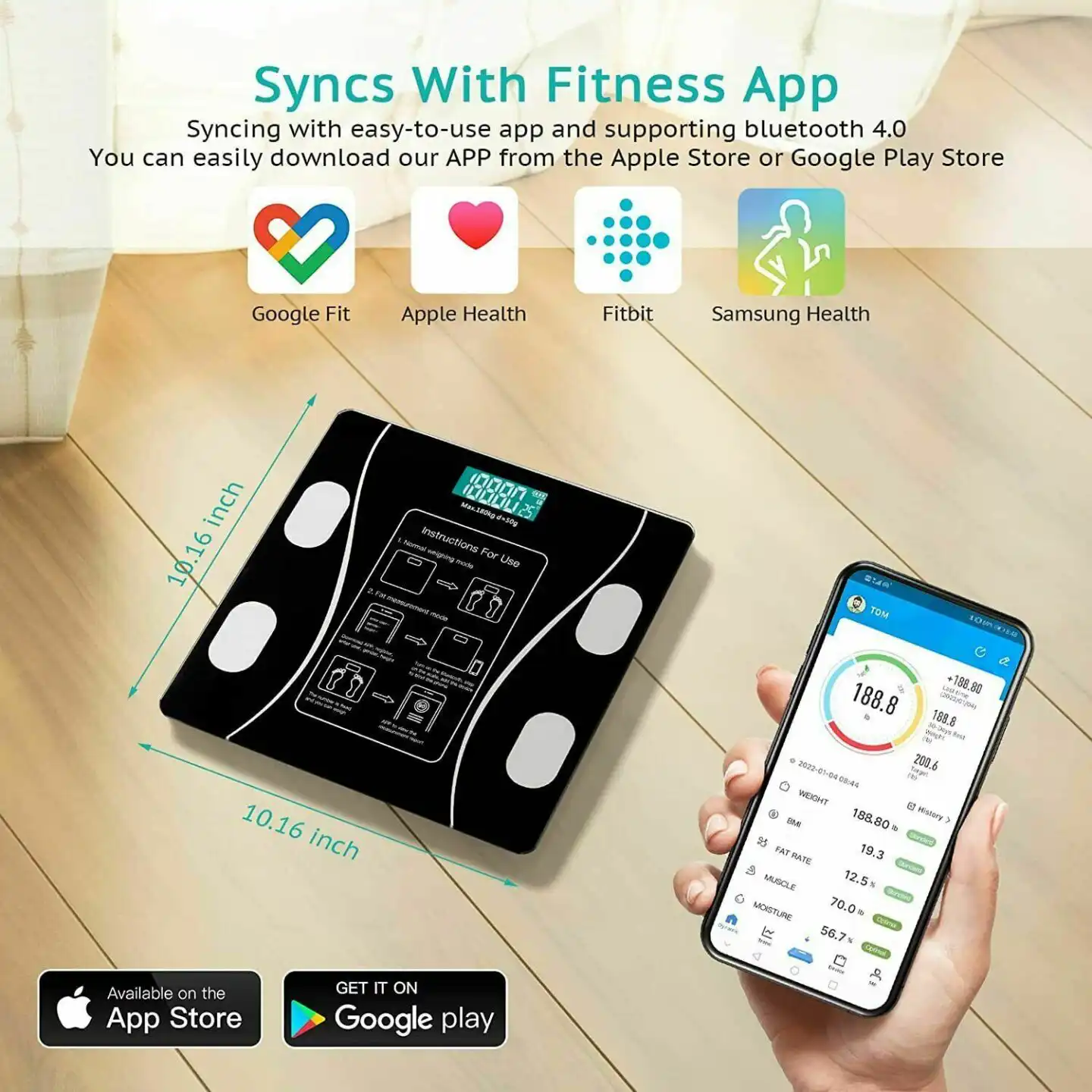 Smart Digital Personal Weight Scale: Buy Smart Digital Personal Weight Scale in Sri Lanka | ido.lk