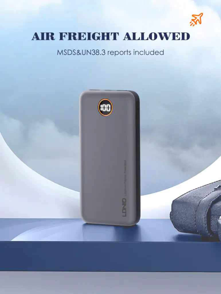 LDNIO PQ10 10000mAh Power Bank Ultra Slim Led Digital Display: LDNIO PQ10 10000mAh Power Bank in Sri Lanka | ido.lk