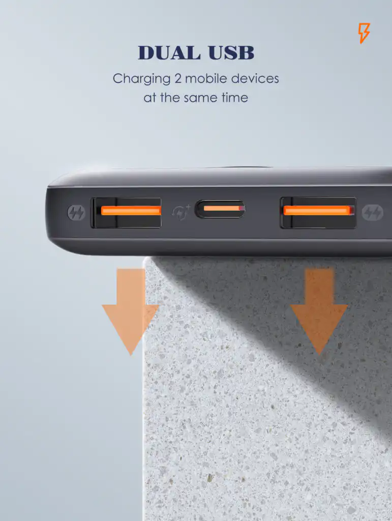 LDNIO PQ10 10000mAh Power Bank Ultra Slim Led Digital Display: LDNIO PQ10 10000mAh Power Bank in Sri Lanka | ido.lk