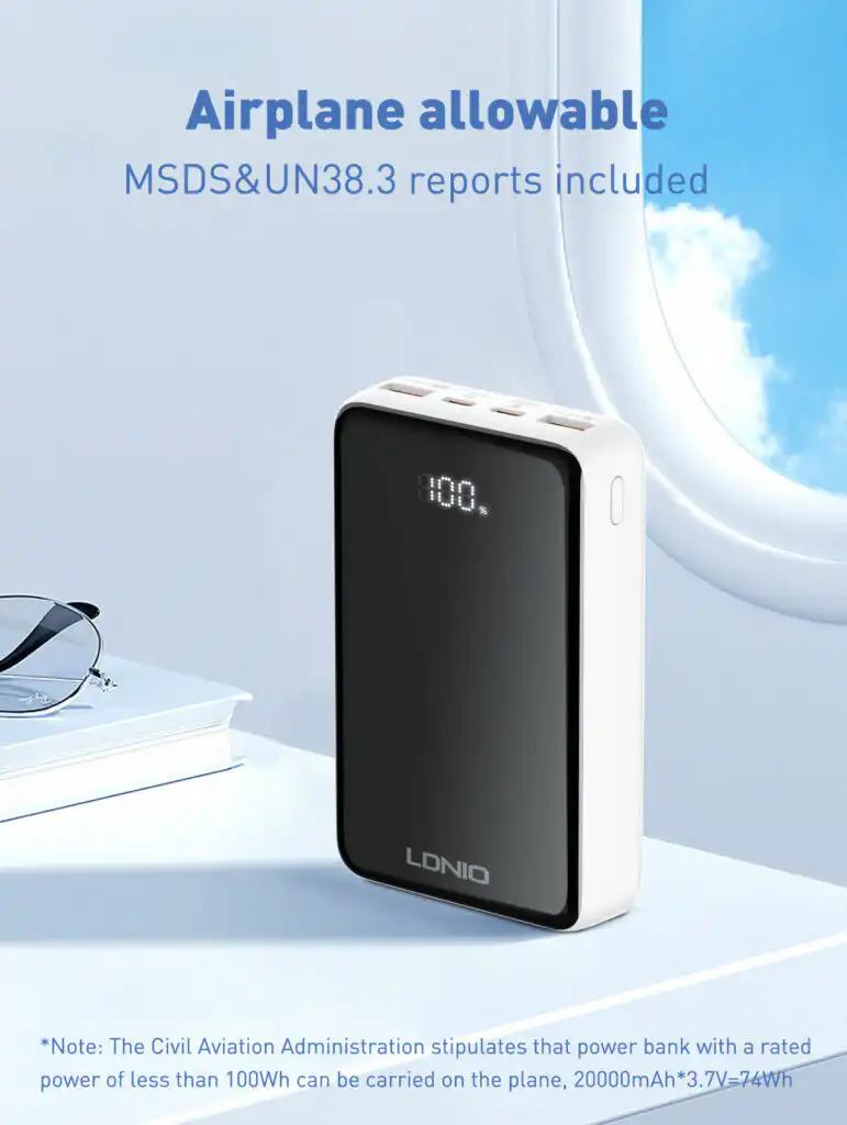 LDNIO 20000mAh Wireless Power Bank PQ18 5A 22.5W: Buy LDNIO 20000mAh Wireless Power Bank in Sri Lanak | ido.lk