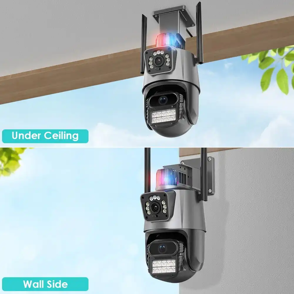 Dual Lens Wifi Camera 4MP 2K PTZ CCTV Surveillance Camera: Dual Lens Wifi Camera 4MP in Sri Lanka | ido.lk