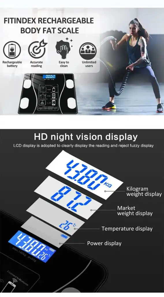Smart Digital Personal Weight Scale: Buy Smart Digital Personal Weight Scale in Sri Lanka | ido.lk
