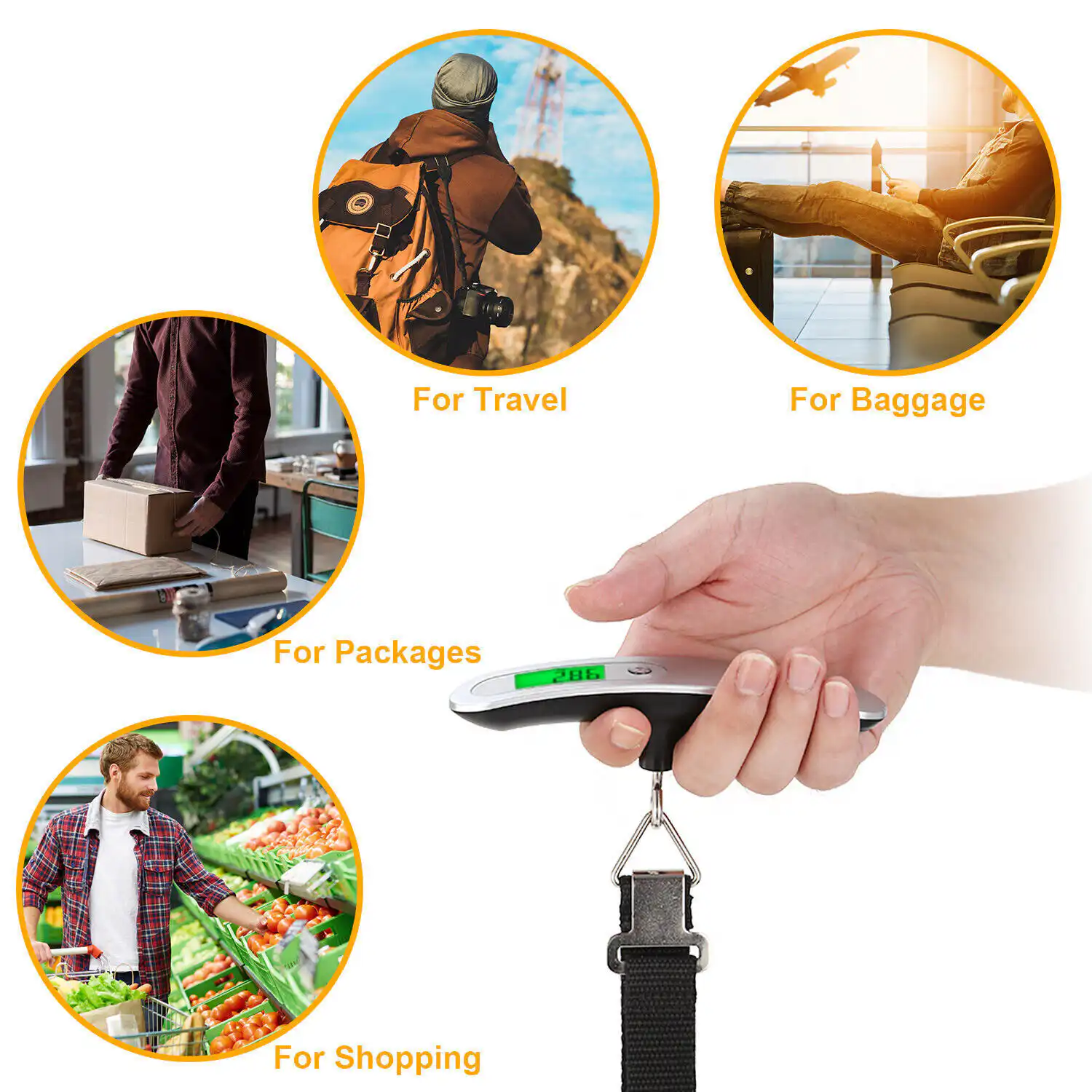 Digital Luggage Scales 50kg Electronic Travel Weighing Scale: Buy Digital Luggage Scales 50kg in Sri Lanka | ido.lk