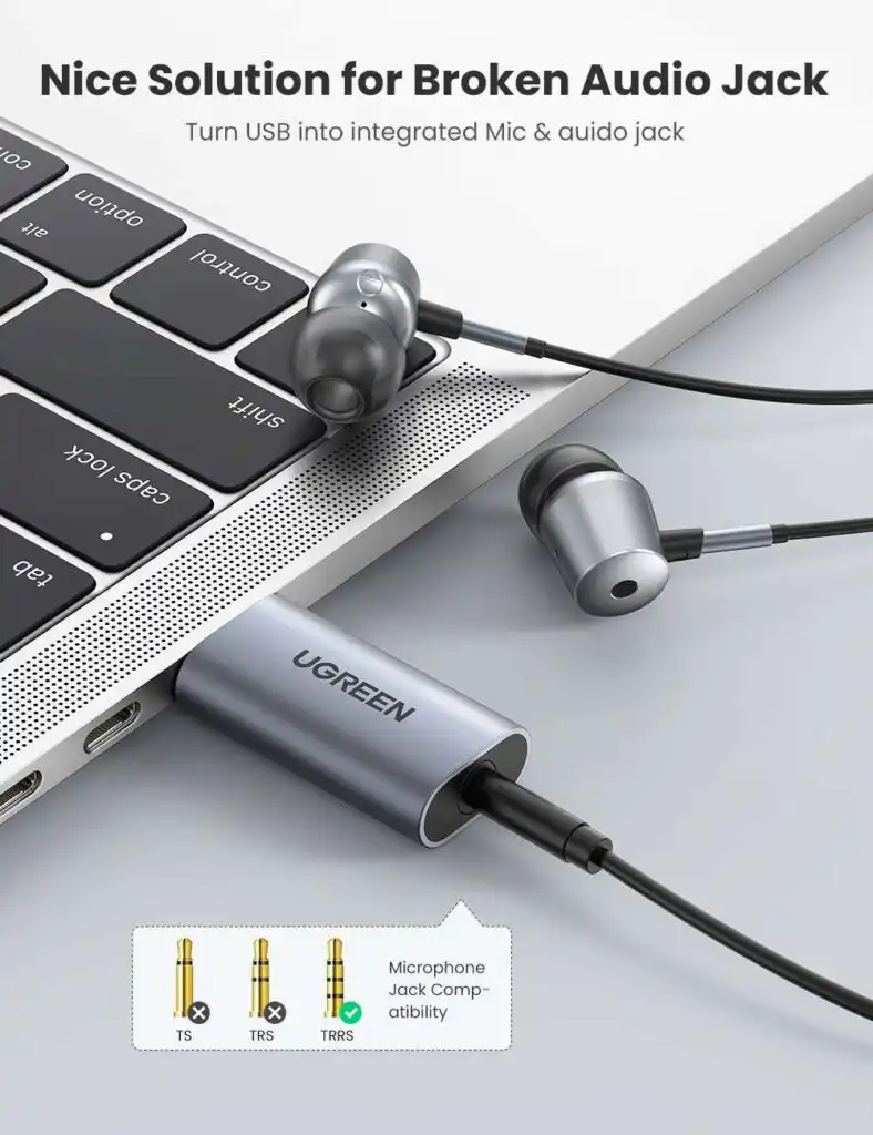 UGREEN USB to 3.5mm Jack External Sound Card: Buy UGREEN USB to 3.5mm Jack External Sound Card in Sri Lanka | ido.lk
