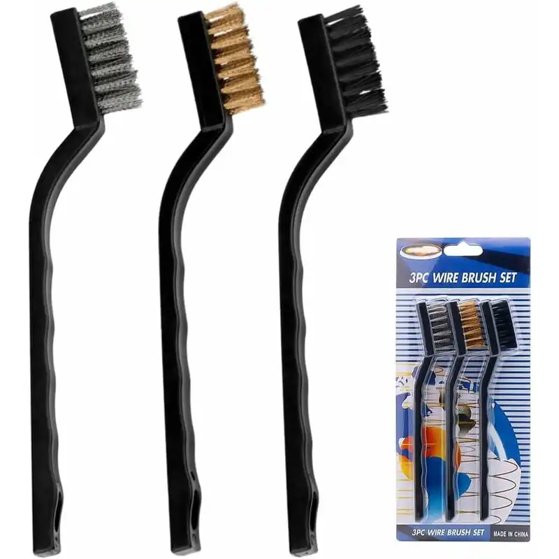 3 PCS Wire Brush Set with Plastic handle Brush: Buy 3 PCS Wire Brush Set with Plastic handle Brush in Sri Lanka | ido.lk