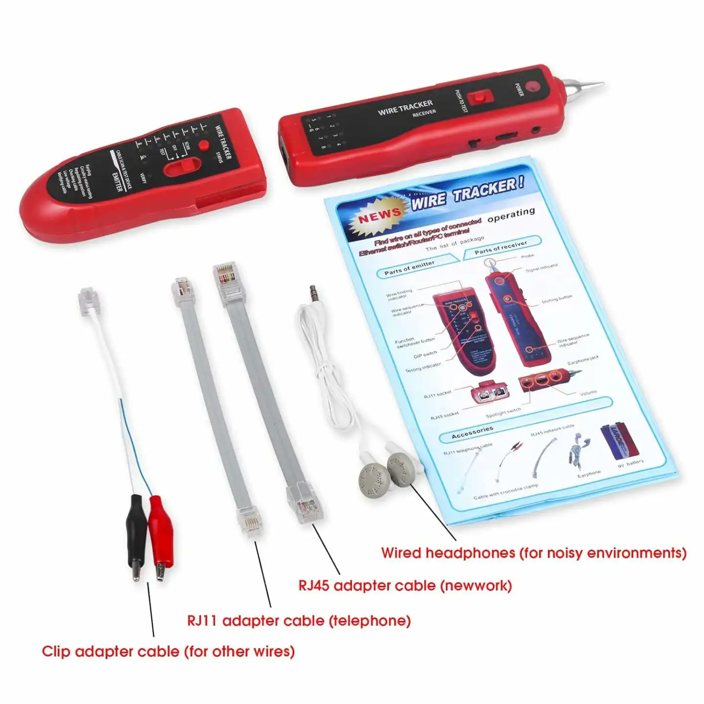Wire Tracker Cable Tester Multipurpose Lines Testing Device: Buy Wire Tracker Cable Tester Sri Lanka | ido.lk