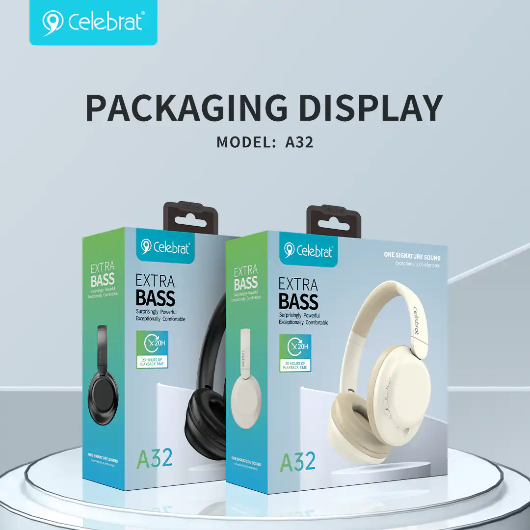 Celebrat A32 Bluetooth Headphone Extra Base Signature Sound: Buy Celebrat A32 Bluetooth Headphone in Sri Lanka | ido.lk