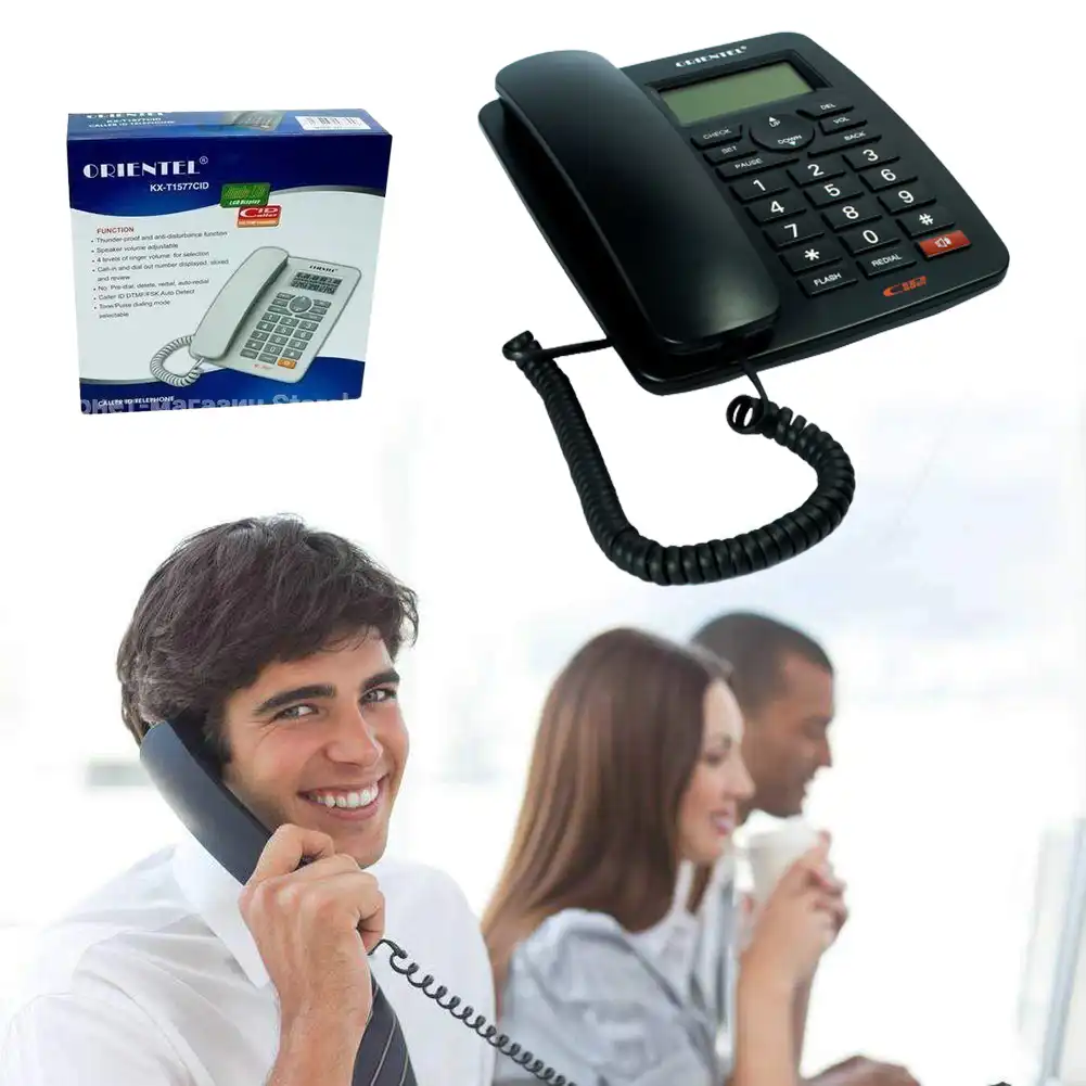 Oriental CID Land phone with LCD Display KX-T1577CID: Buy Oriental CID Land phone with LCD Display in Sri lanka | ido.lk
