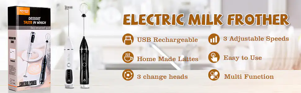 Rechargeable Handheld Milk Frother Stainless Steel Electric Whisk: Buy Rechargeable Handheld Milk Frother in Sri Lanka | ido.lk 