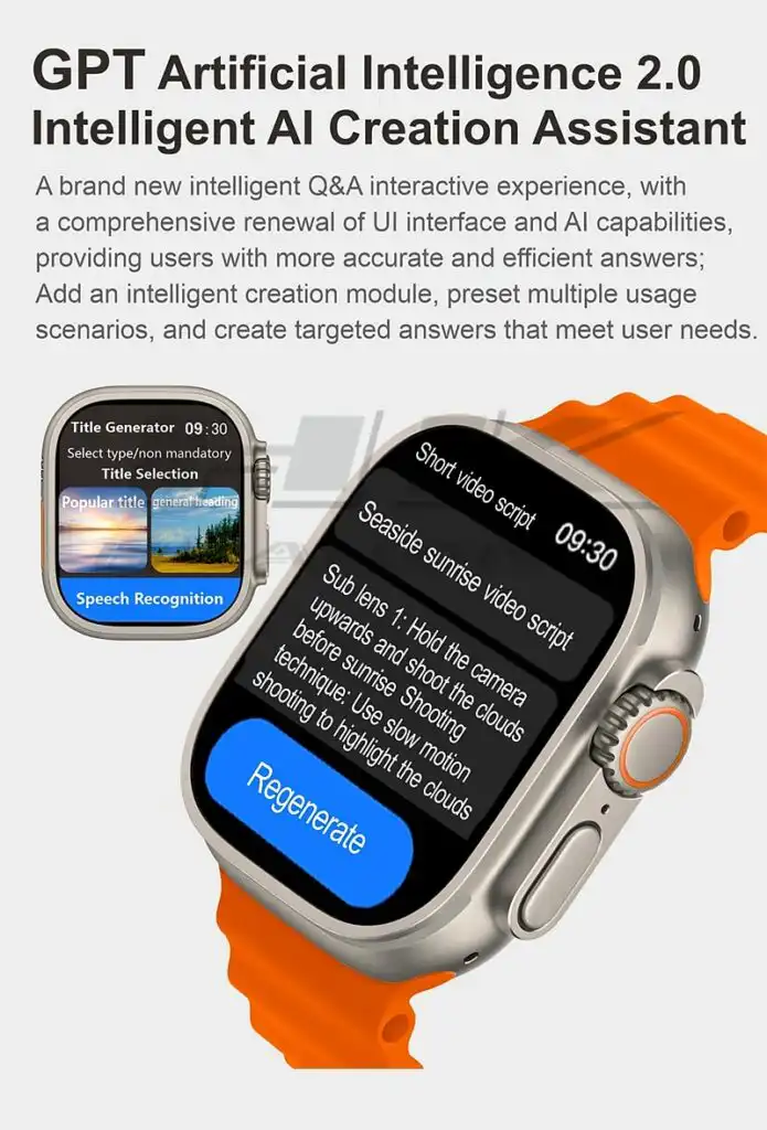 HK9 Ultra 2 AMOLED Smartwatch with ChatGPT: Buy HK9 Ultra 2 AMOLED Smartwatch in Sri Lanka | ido.lk