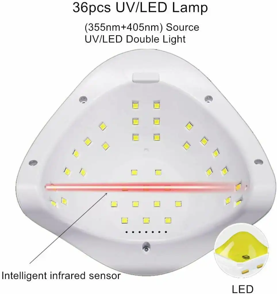 Gel Polish LED Nail Dryer Light Professional UV Nail Lamp: Gel Polish LED Nail Dryer in Sri Lanka | ido.lk