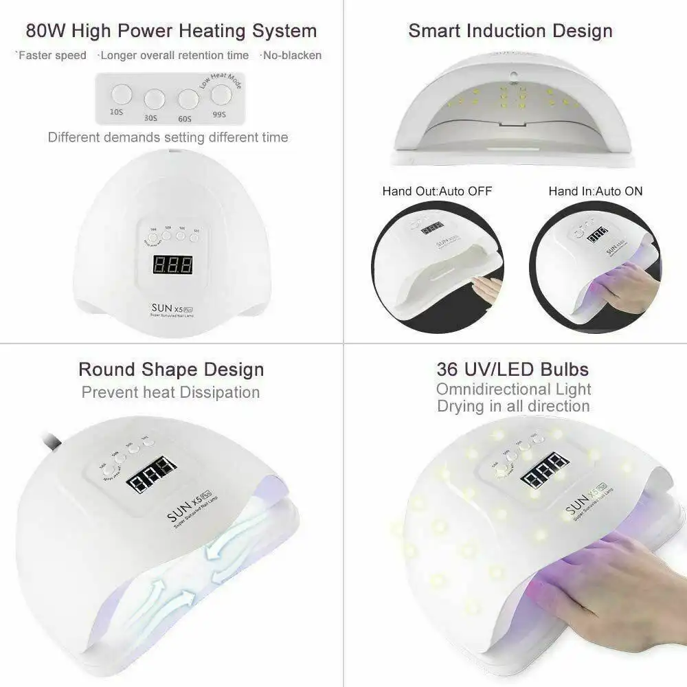 Gel Polish LED Nail Dryer Light Professional UV Nail Lamp: Gel Polish LED Nail Dryer in Sri Lanka | ido.lk