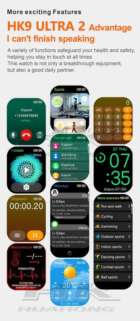 HK9 Ultra 2 AMOLED Smartwatch with ChatGPT: Buy HK9 Ultra 2 AMOLED Smartwatch in Sri Lanka | ido.lk