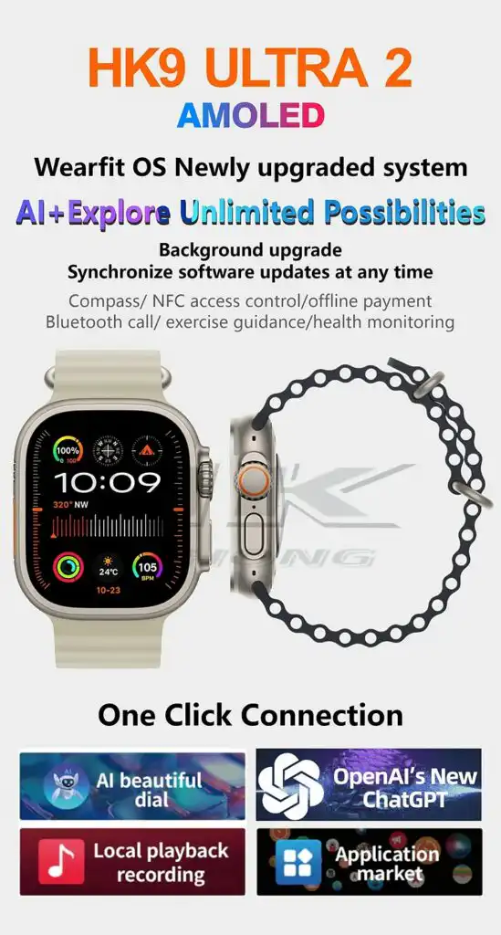 HK9 Ultra 2 AMOLED Smartwatch with ChatGPT: Buy HK9 Ultra 2 AMOLED Smartwatch in Sri Lanka | ido.lk