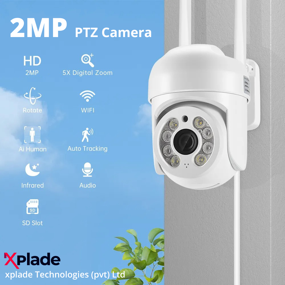 2MP WiFi IP PTZ Camera CCTV Surveillance Security Camera: Buy 2MP WiFi IP PTZ Camera in Sri Lanka | ido.lk