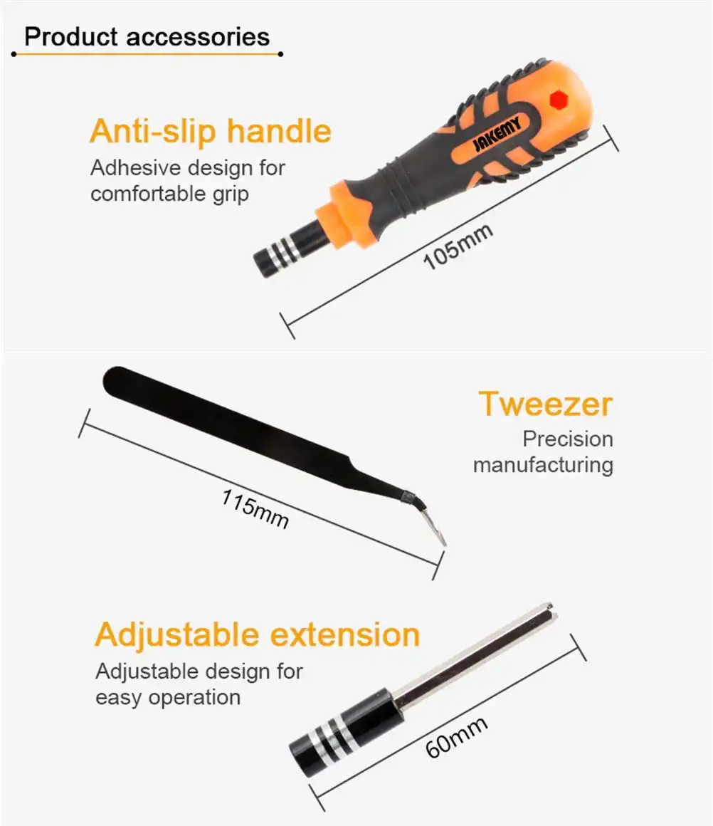 33 in 1 Professional Precision Screwdriver JAKEMY JM-8160 : Buy 33 in 1 Professional Precision Screwdriver in Sri Lanka