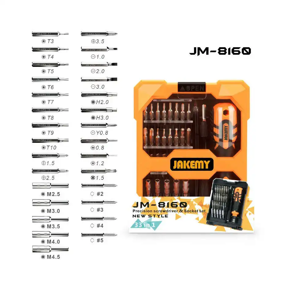 33 in 1 Professional Precision Screwdriver JAKEMY JM-8160 : Buy 33 in 1 Professional Precision Screwdriver in Sri Lanka
