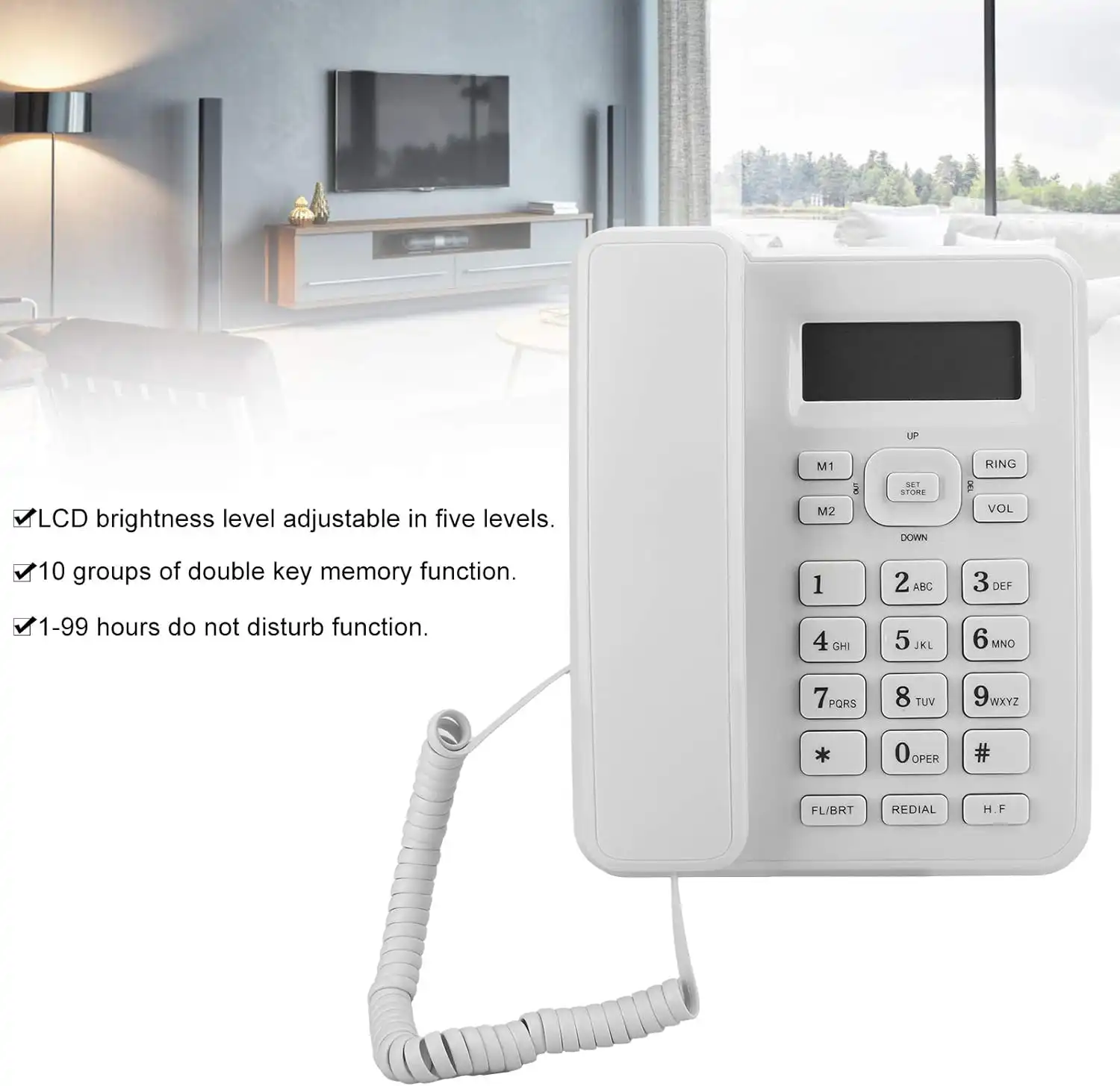 Landline CLI Telephone Panaphone KX-T6001CID Buy in Sri Lanka | ido.lk