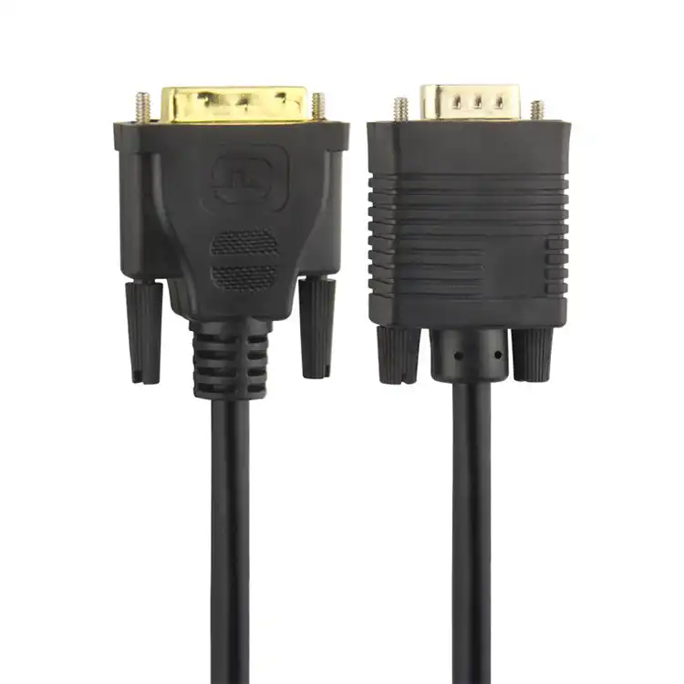 DVI Male to VGA Male Cable DVI-I 24+5 Wire Bi-Directional Converter: DVI Male to VGA Male Cable in Sri Lanka | ido.lk