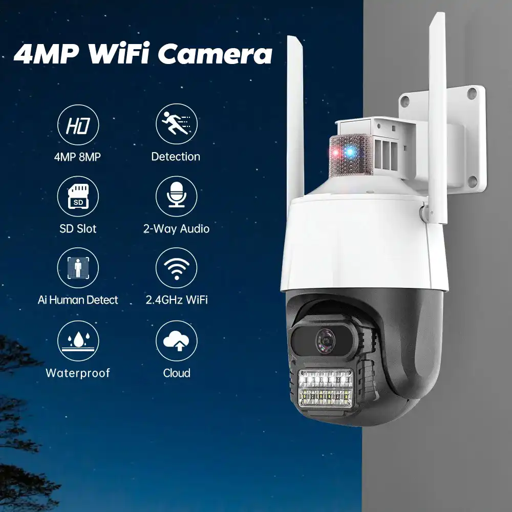 ICSEE 4MP Wireless WIFI CCTV Camera: Buy ICSEE 4MP Wireless WIFI CCTV Camera in Sri Lanka | ido.lk