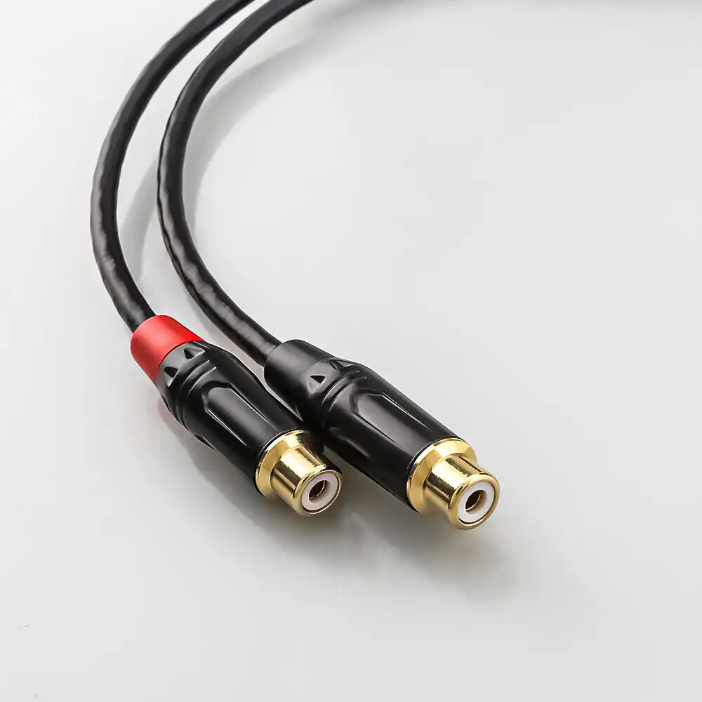 6.5mm TRS Stereo Male to 2 RCA Female Audio Cable in Sri Lanka | ido.lk