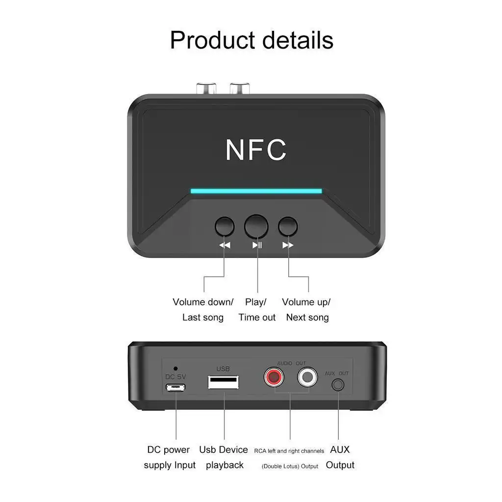  Bluetooth Audio Wireless Receiver NFC BT200 in Sri Lanka | ido.lk