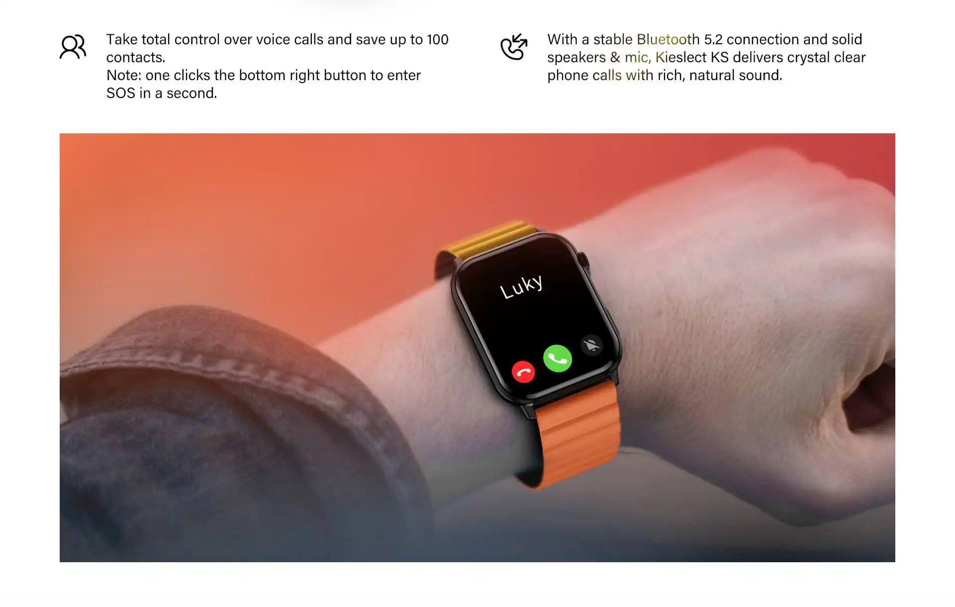 Kieslect KS Calling Smart Watch Best Price in Sri Lanka | ido.lk