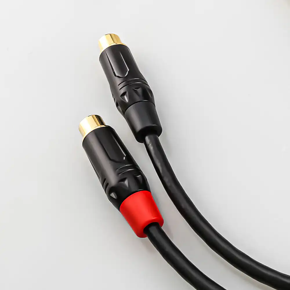6.5mm TRS Stereo Male to 2 RCA Female Audio Cable in Sri Lanka | ido.lk