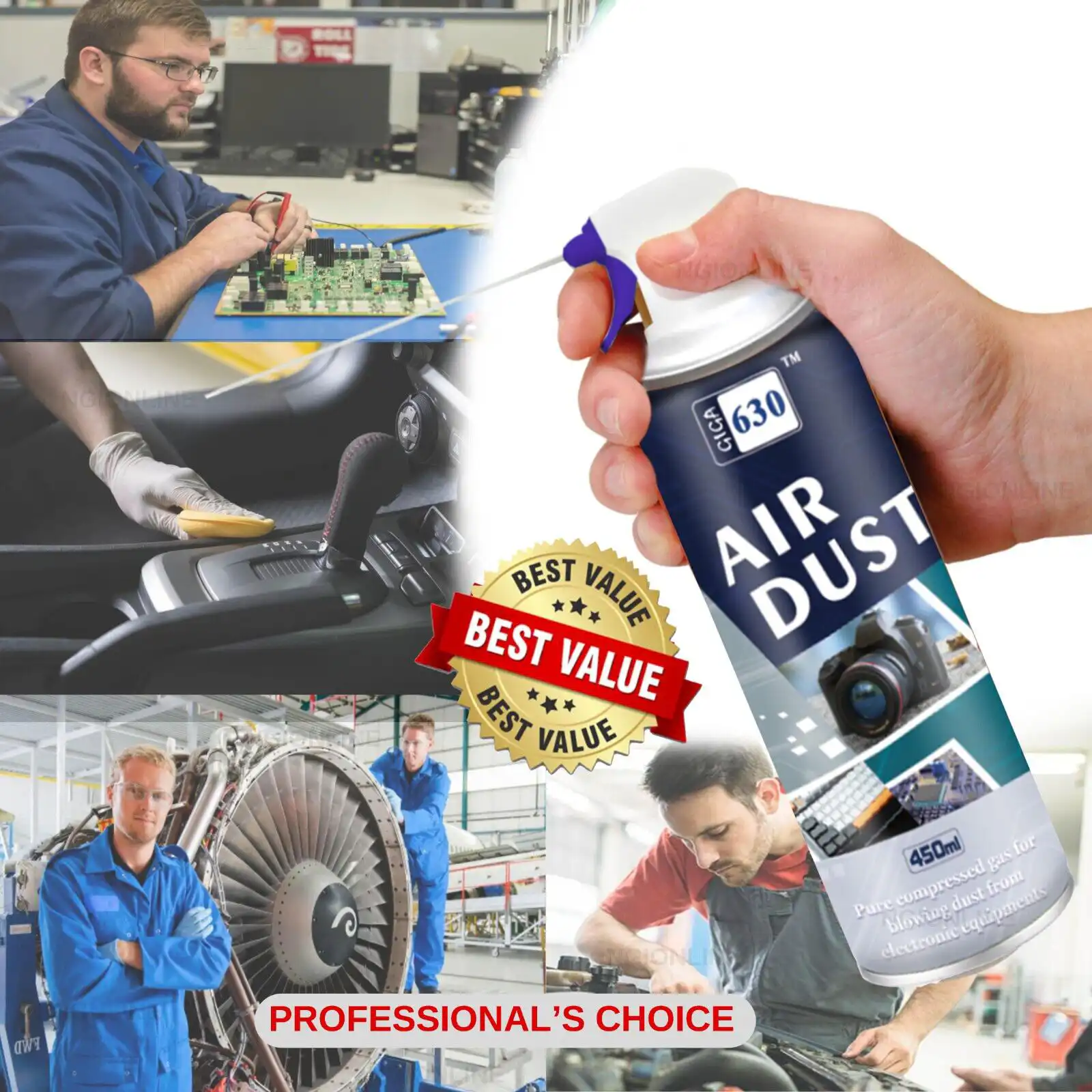 Air Duster GIGA 630 Compressed Gas Dust Remover in Sri Lanka | ido.lk