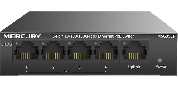 MERCURY 5 Port Gigabit POE Network Switch MSG05CP in Sri Lanka | ido.lk