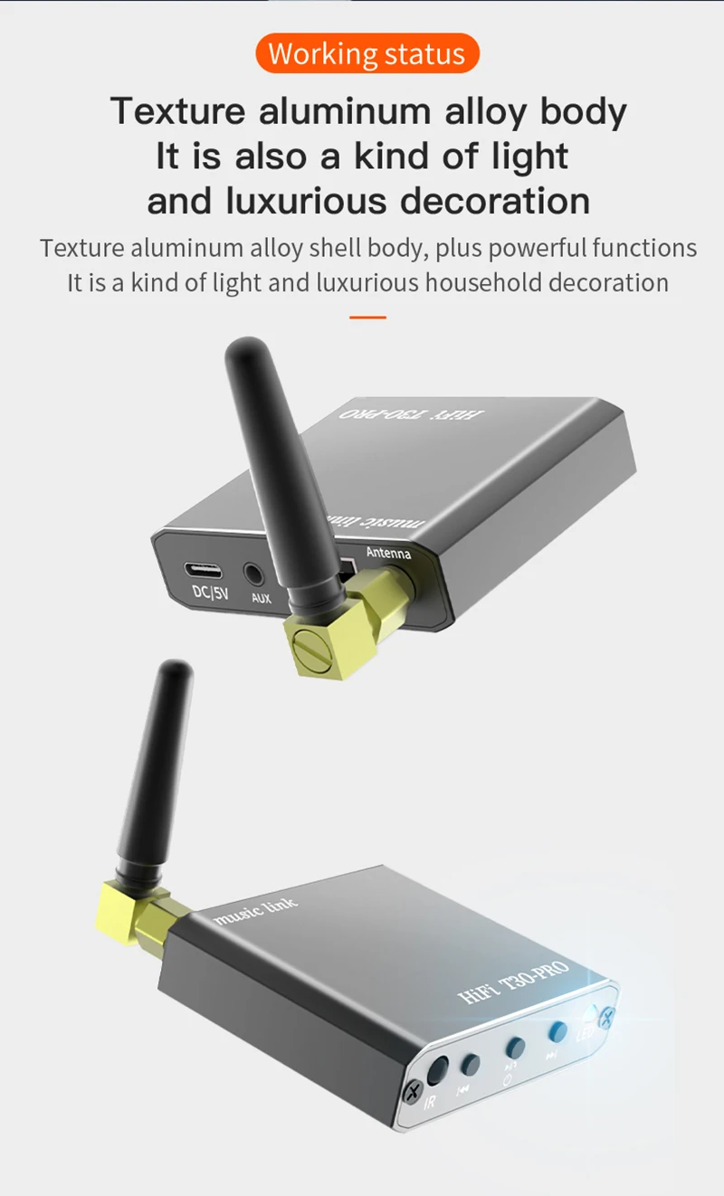 T30 Pro Bluetooth HiFi Audio Receiver Multifunctional Music Adapter in Sri Lanka | ido.lk