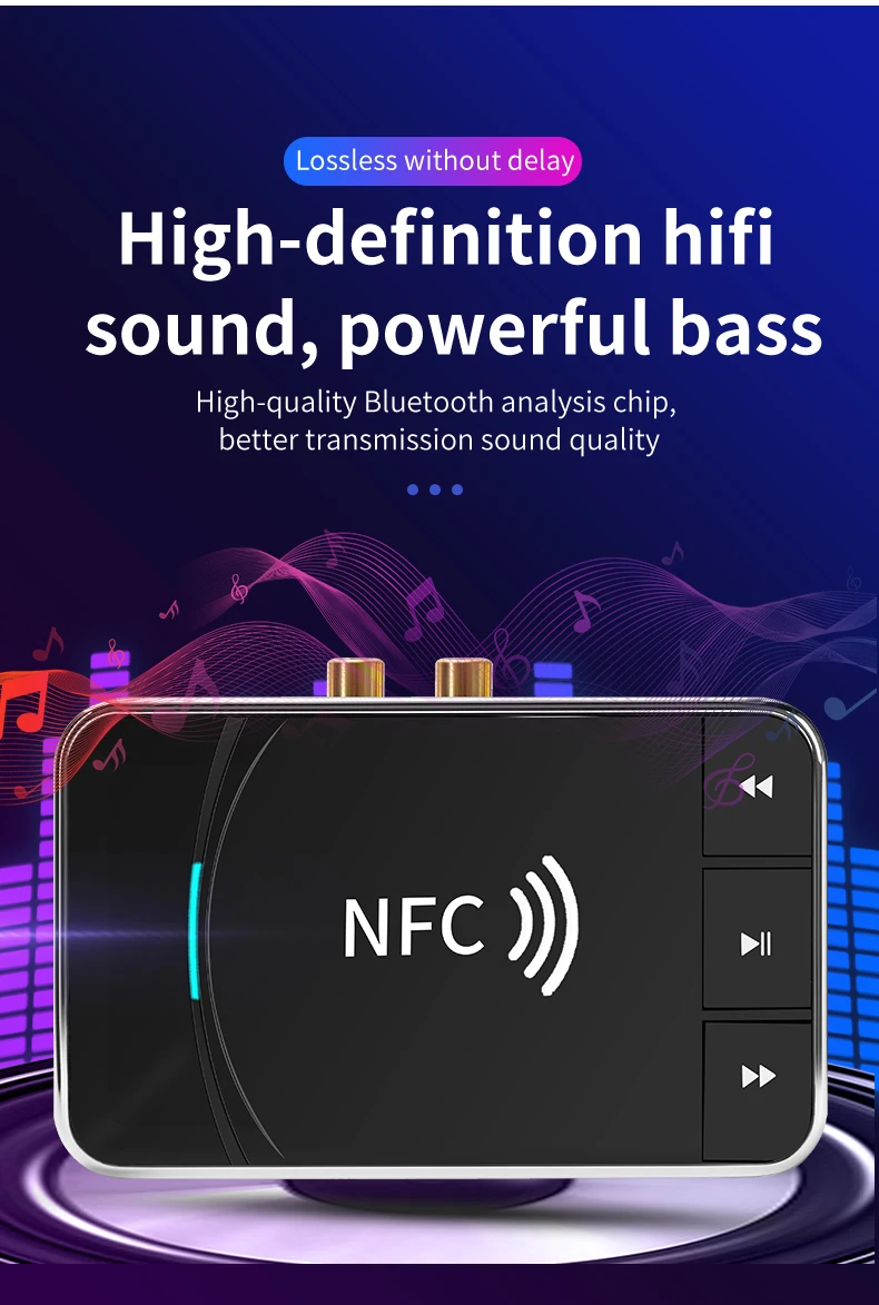 T39 NFC Bluetooth Receiver Transmitter 2 in 1 Device in Sri Lanka | ido.lk