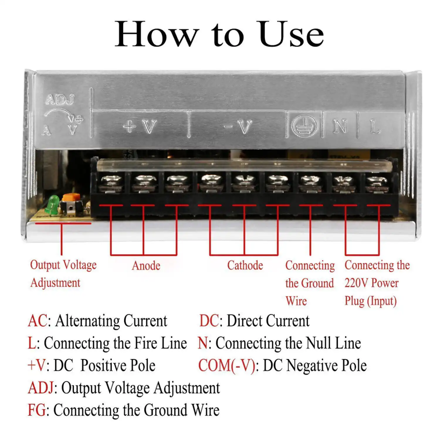 AC to DC Power Supply 12V 30A Transformer Adapter in Sri Lanka | ido.lk